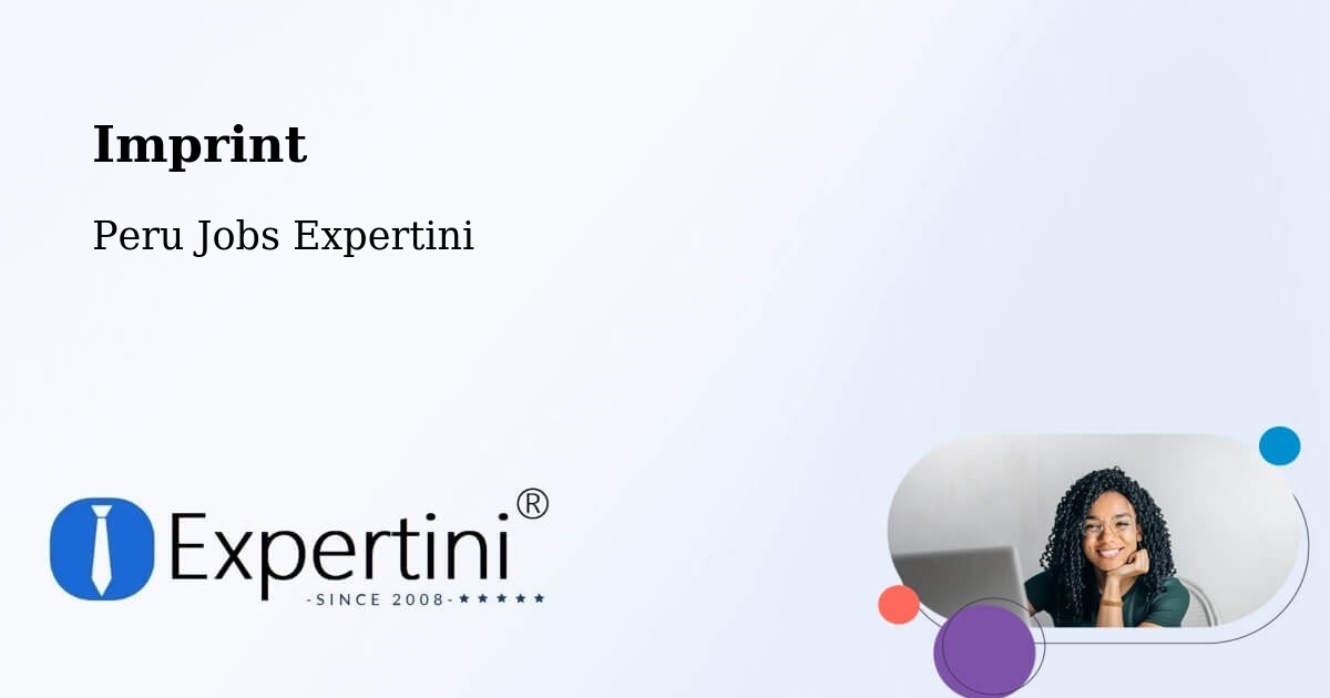 Imprint – Junín - Peru Jobs Expertini